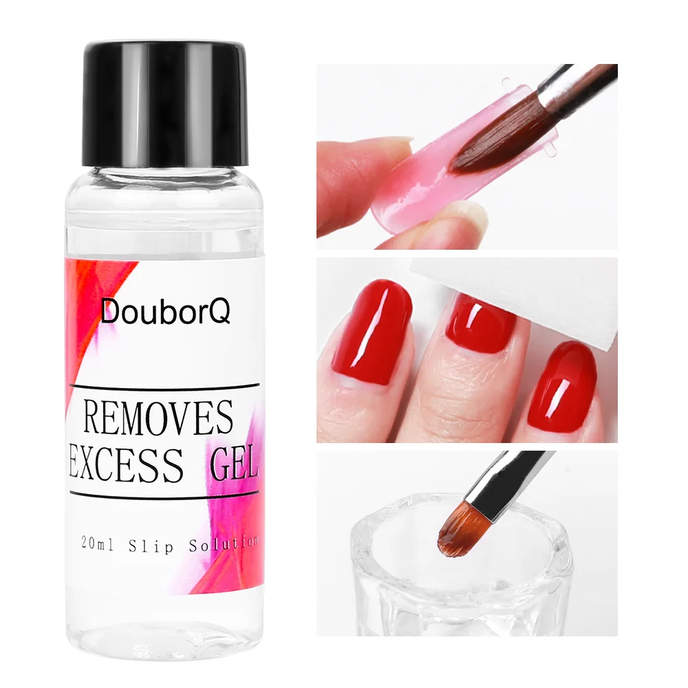 20ml construtor uv gel polonês unhas manicure arte do prego dicas removedor excesso gel unha arte ponta acrílico