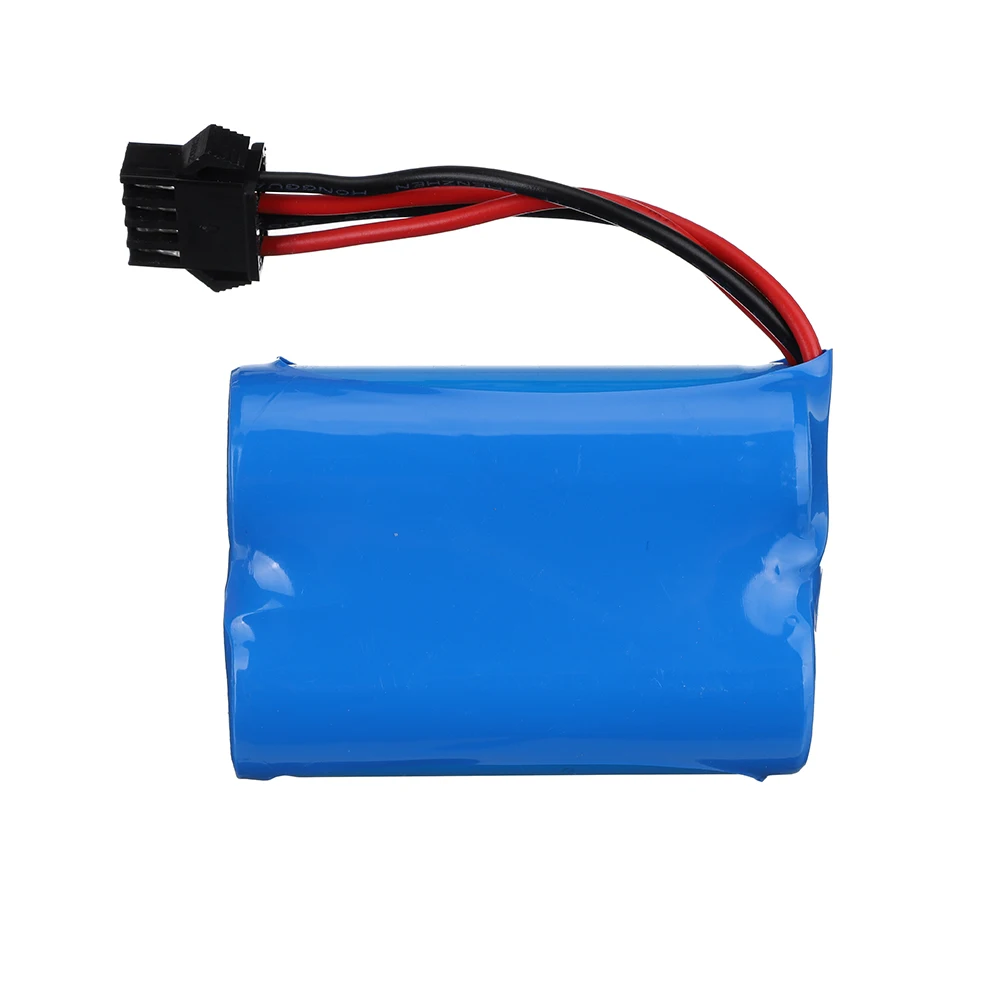 7.4V 1100MAh 18500แบตเตอรี่ Lipo สำหรับ UDI R/C UDI001 UDI011 HuanQi 960 Venom Speed Boat 3.7V * 2แบตเตอรี่ SM-4P เปลี่ยนแบตเตอรี่