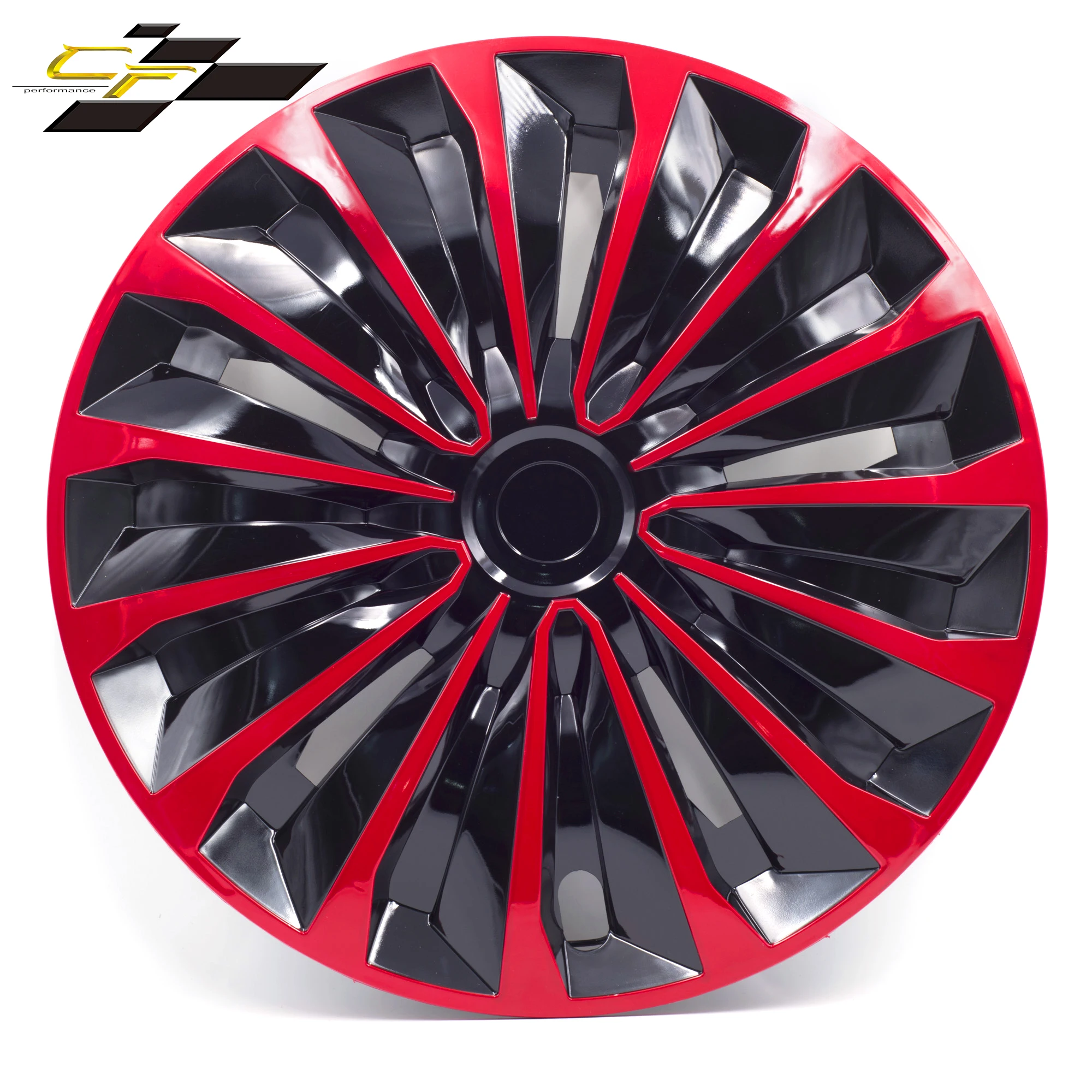 1pc 390mm 4In Car Wheel Cover  For Universal 14R Tire Center Hub Caps  Decorations Refit Styling15 Spoke Clip Auto Accessroies