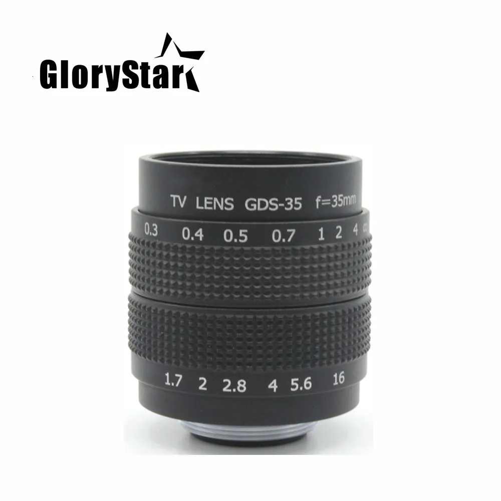 35mm F1.7 C mount CCTV camera Lens for Camera NEX7 NEX6 NEX5T NEX5 NEX5R A6000 A5100 A5000 A3000 free shipping