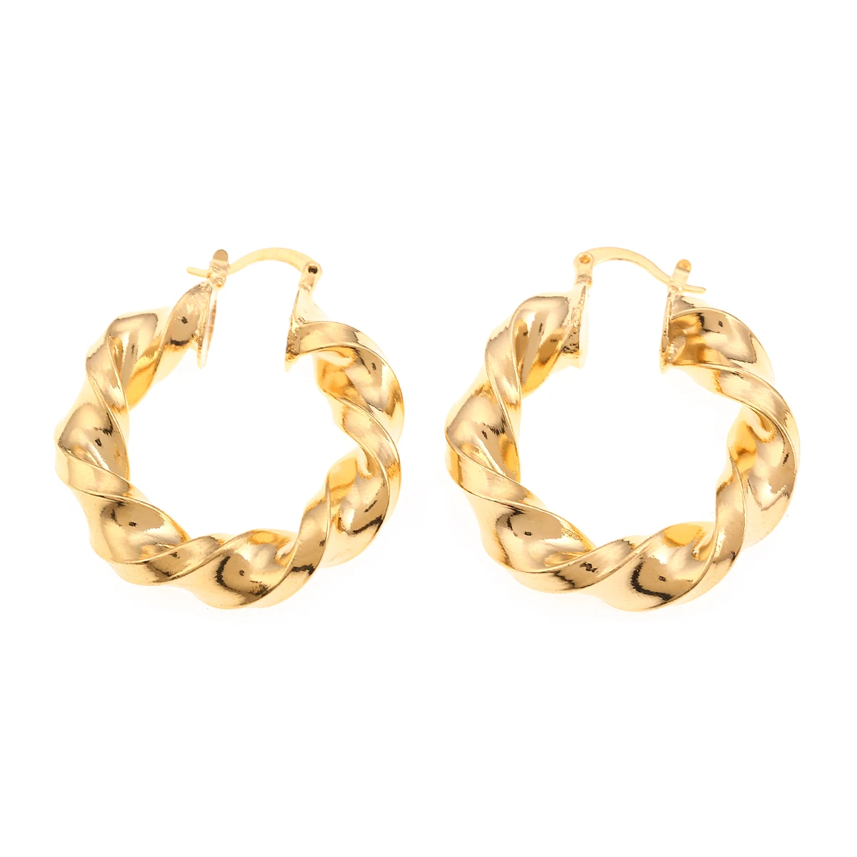 Circle Hoop Earrings Arab Earrings for Women Gold Color Beautiful Round Earrings Fashion Party Jewelry Gifts