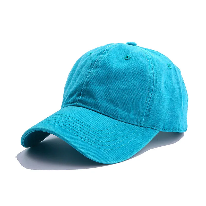 15 Colors Washed Cotton Board Kids Baseball Cap Children Hip Hop Boys Girls Hat for 3 - 8 Years Old Wholesale Drop Ship