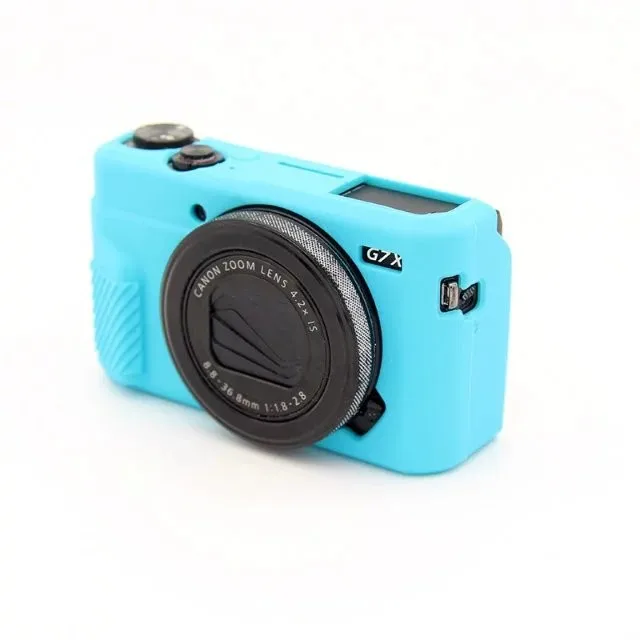 New Camera Silicone Case for Canon G7XII G7X II G7X Mark 2 G7X III G7X3 G7X Mark 3 Rubber Protective Body Cover bag Camera Skin
