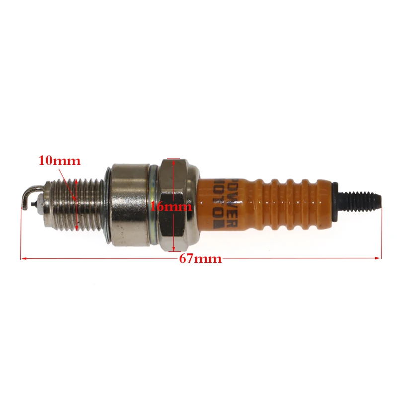 Spark Plug A7TC 10mm Fit for Dirt Bike Moped GY6 50cc 70cc 90cc 125cc 150cc Scooter ATV