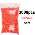 5x7mm 3000 piezas rojo
