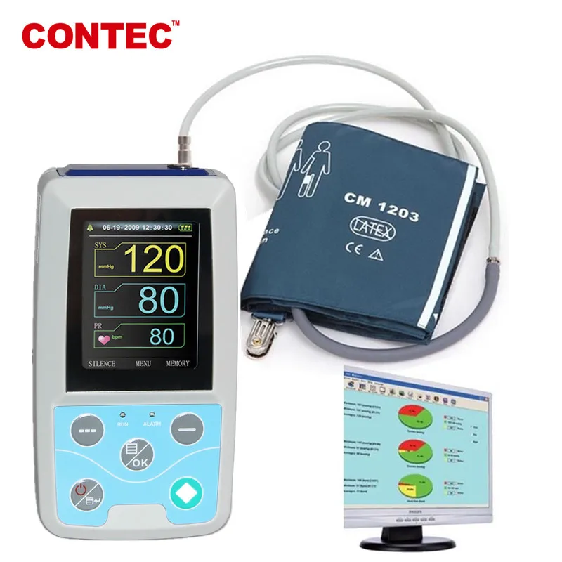 CONTEC ABPM50 24Hours Ambulatory Blood Pressure Monitor, NIBP Holter CE