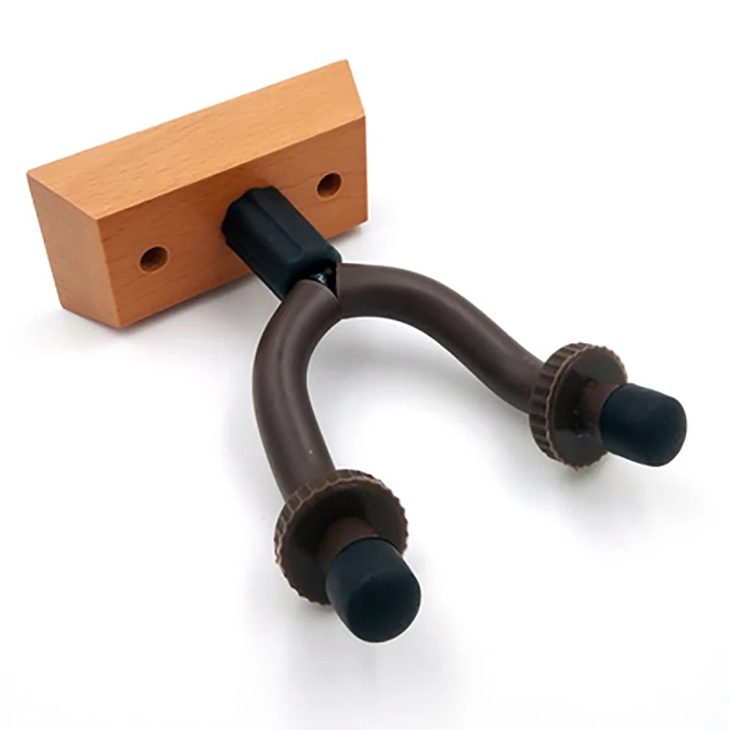 Guitar Hook Bakelite Guitar Ukulele Wooden Seat Hanger Guitar Wooden Base Wall Hook Guitar Accessories