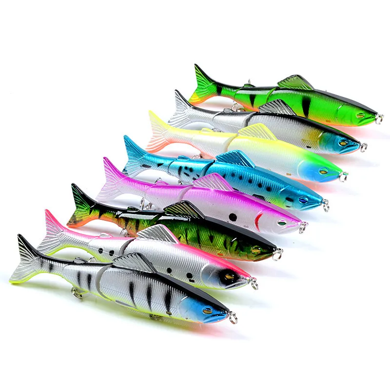 1Pcs Multi Jointed Swim Baits 13cm21g Wobblers Fishing Lures Crank Bait Fishing Bait Suit 2 Segment Hard Artificial Bait Sinking