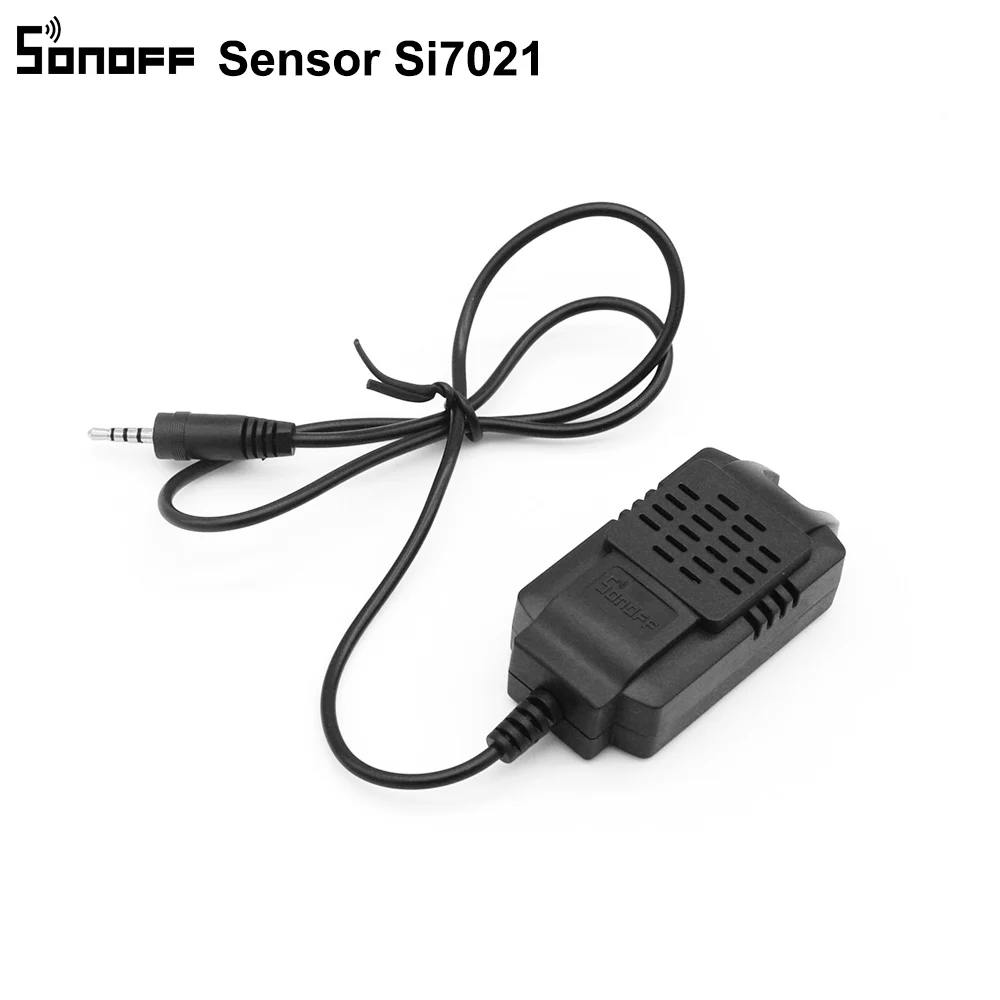 Itead SONOFF Sensor Si7021 AM2301 Temperature Humidity Sensor DS18B20 Sensor With 5M Extension Cable AL560 For Sonoff TH10/TH16