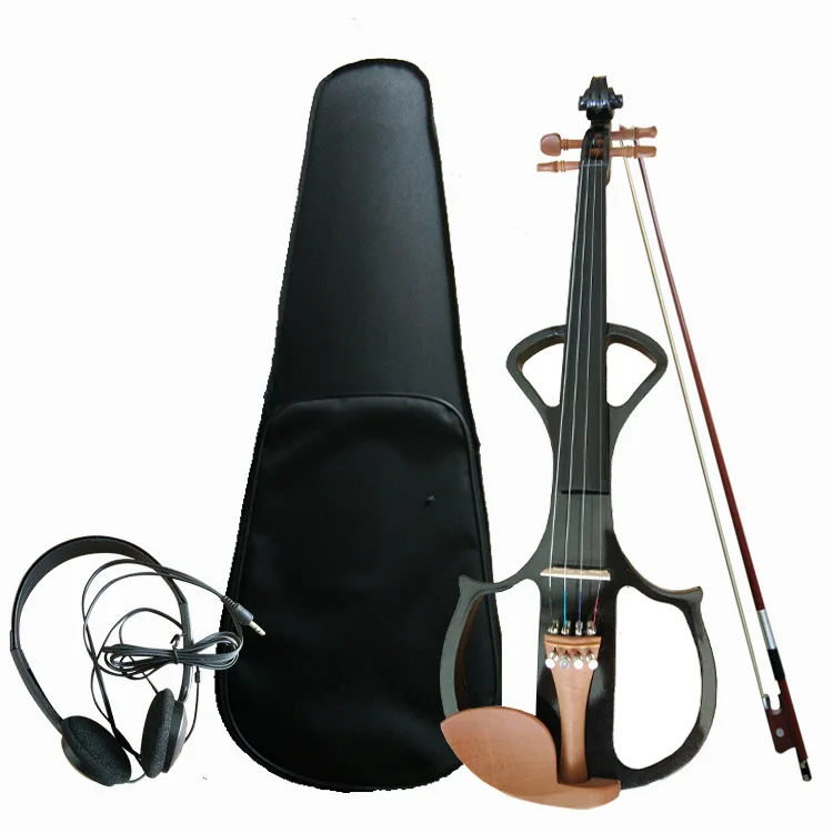 Electric violin 4/4 Jujube Musical instrument professional performance Electroacoustic violin with Brazil bow rosin headphones