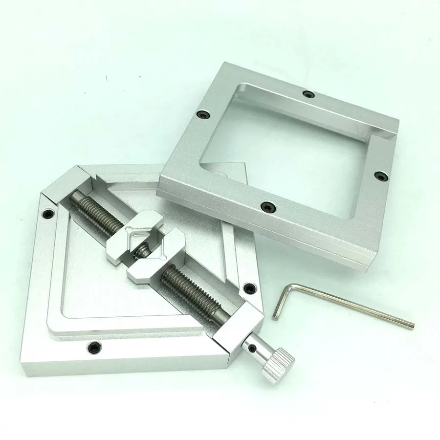 1PCS 90*90mm Universal BGA Reballing Station,Stencil Holder Bracket Foxture Fixture for PCB Chip Welding Rework Repair Fixture