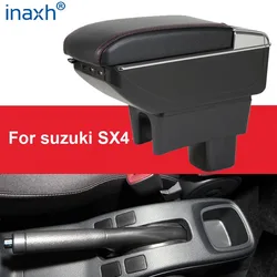 For SUZUKI SX4 Armrest box Interior Parts Ash rack Car Armrest Retrofit parts Storage box Car Accessories Interior details USB