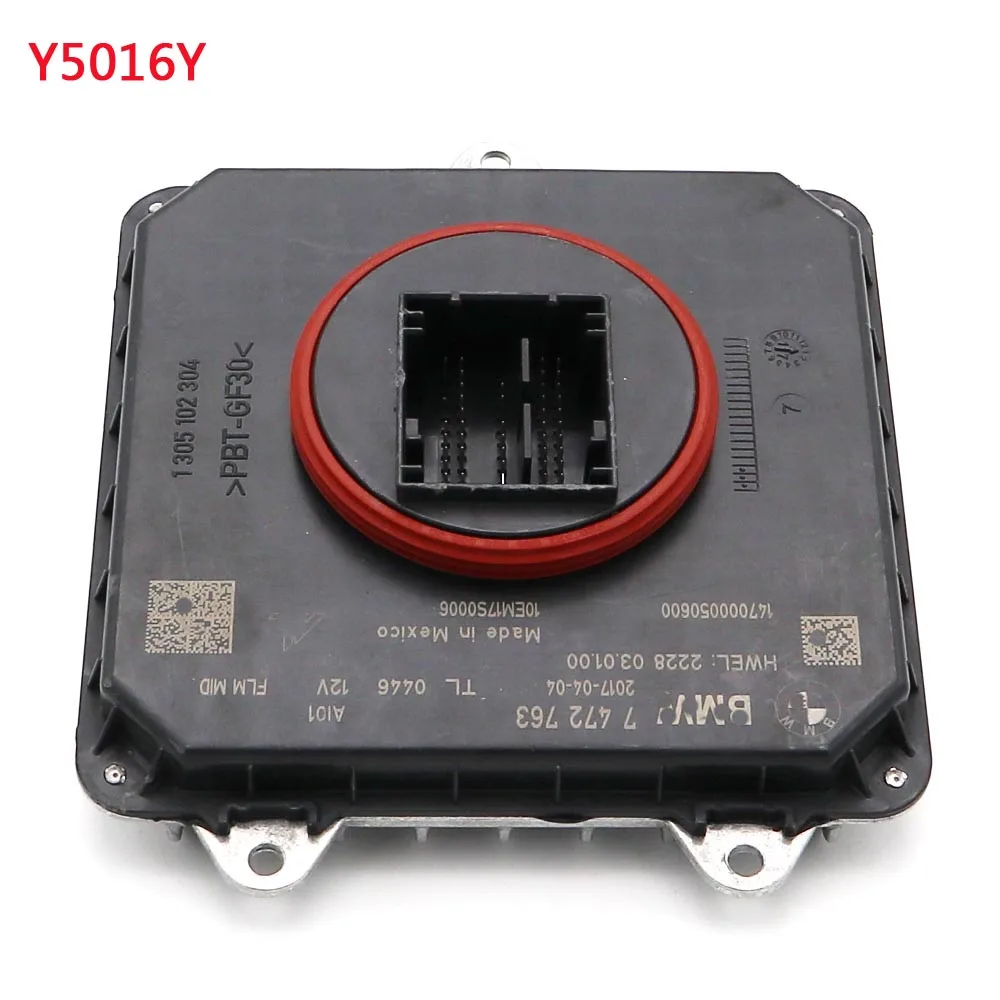 For Bmw G30 F50 G31 530e 530ix 540dx 540ix Headlamp LED Light Driver Headlight controller Afs Control Unit 63117472763 7472763