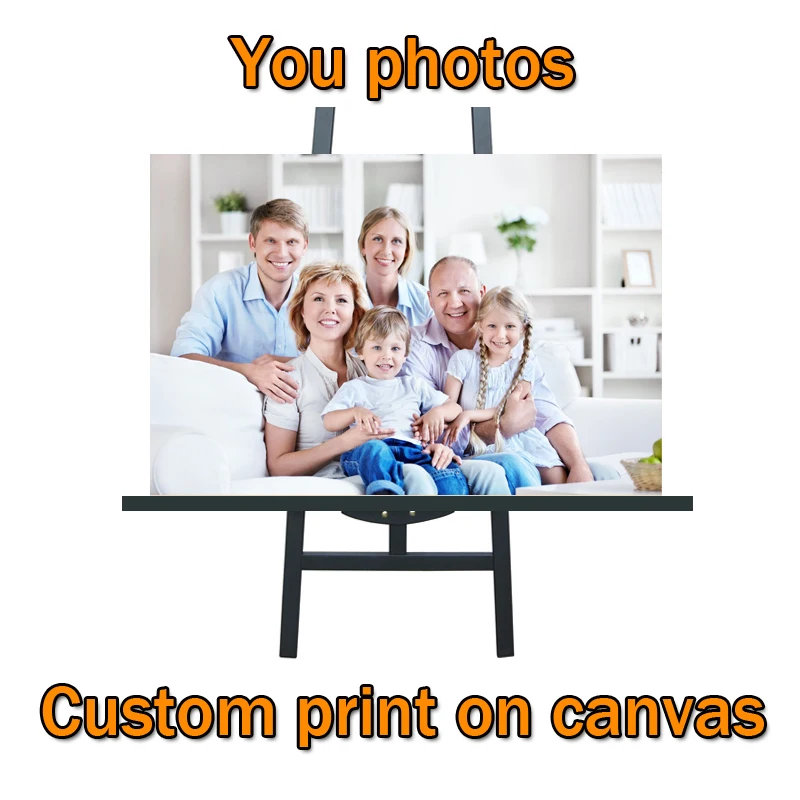 

Custom Photos Pictures Wall Art Canvas Set Customized Posters and Prints Modern Room Decoration Painting Home Decor