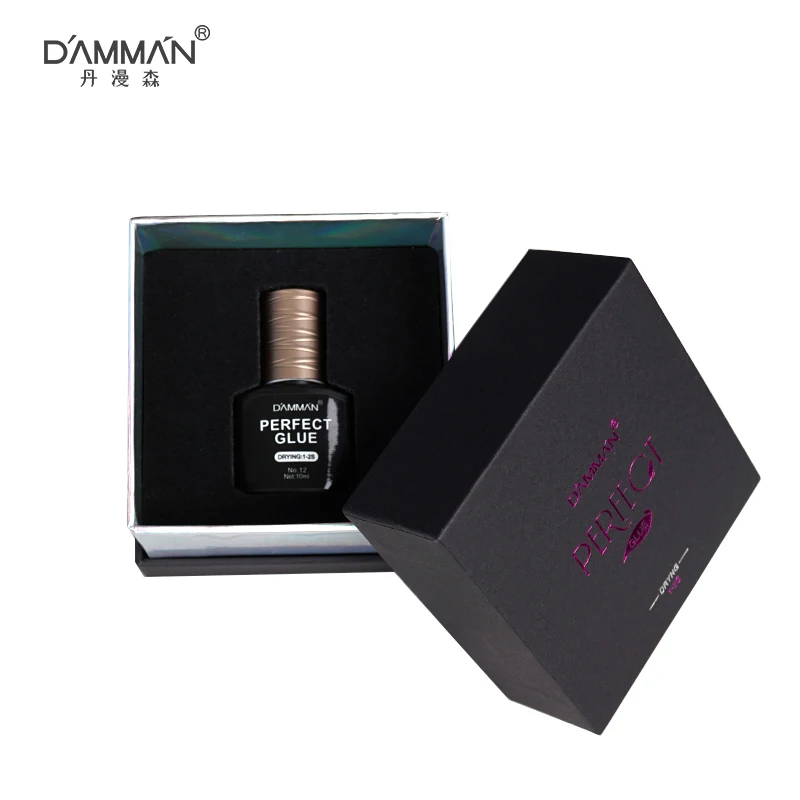 DAMMAN Professional Perfect Glue Black Strong Adhesive 1-2 Sec Dry 7-8 Weeks Long Lasting Eyelash Glue South Korean Makeup Tools