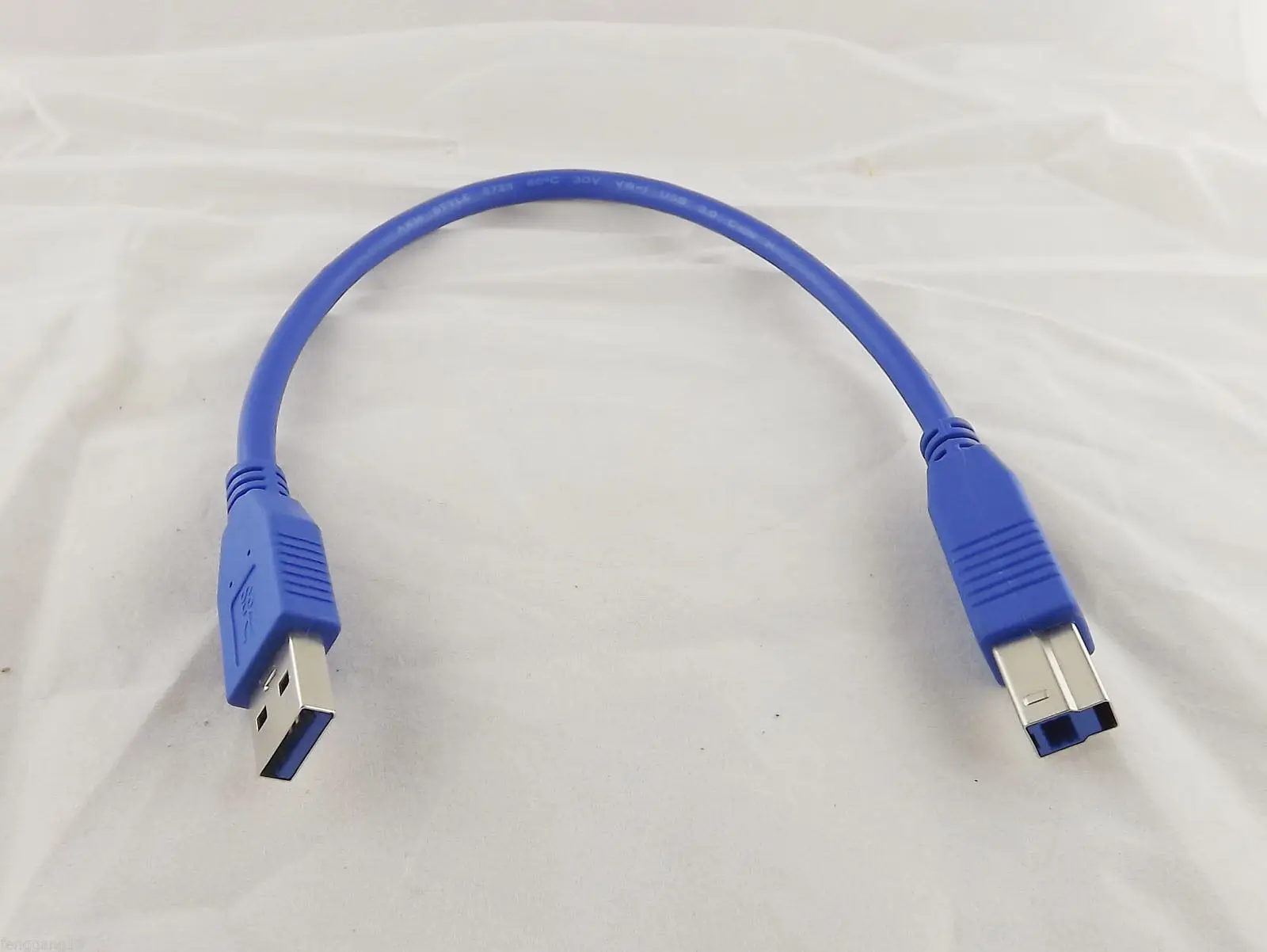 

10pcs 30cm/50cm/1m/1.5m USB 3.0 Type A Male Plug To B Male Printer Scanner Data Cord Cable