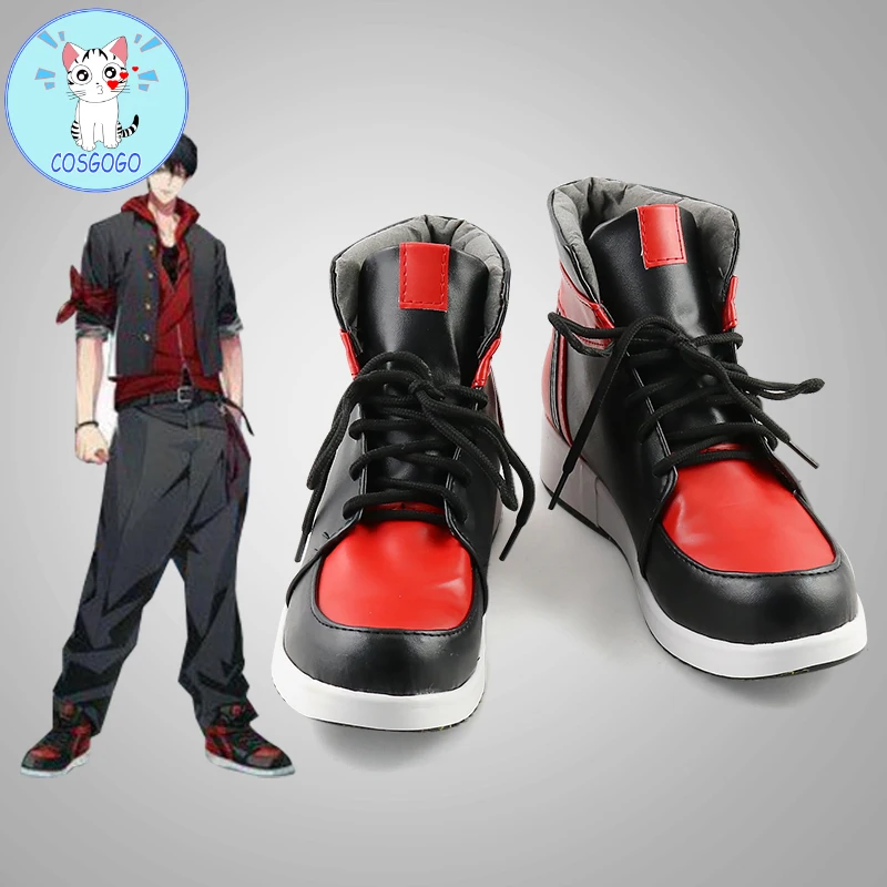 

Division Rap Battle Hypnosis Mic DRB The Dirty Dawg Ichiro Yamada Cosplay Shoes Boots Halloween