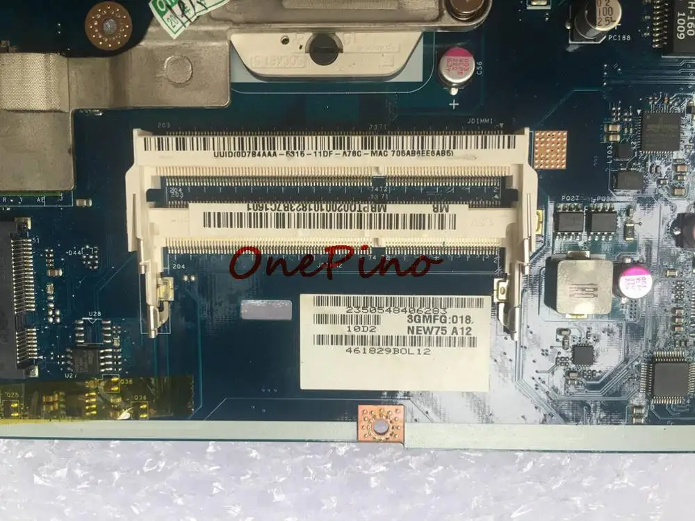 NEW75 LA-5912P with CPU and heatsink for acer 5551G 5551 Laptop Motherboard instead 5552 5552G motherboard tested