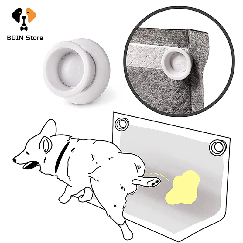 2PCs Pee Pad Holder for Dogs Universal Wall Mount Puppy Potty Training Pee Pad Holder Strong Magnet Pet Supplies Accessories