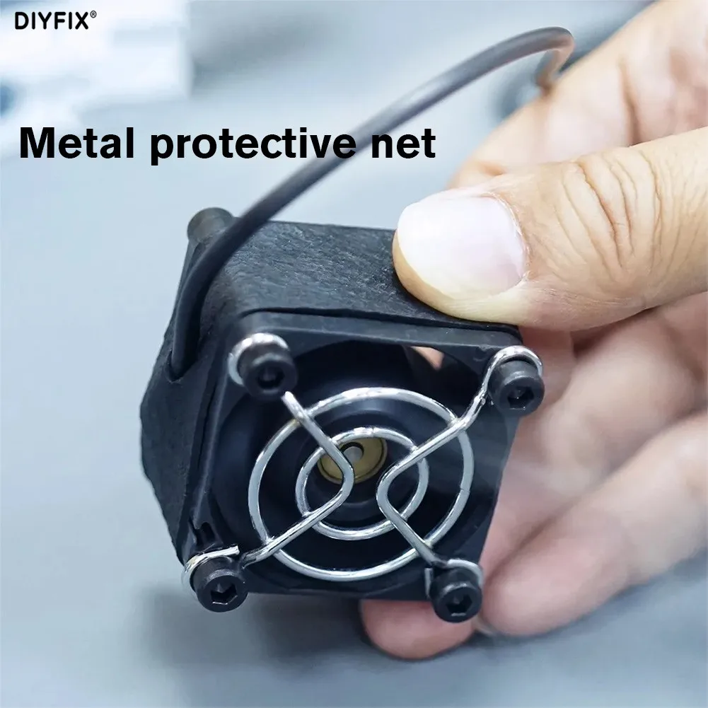 DIYFIX 5 فولت USB المدخلات شحن جهاز صغير بسرعة عالية التبريد و مروحة العادم للهاتف المحمول اللوحة الأم لحام أداة إصلاح