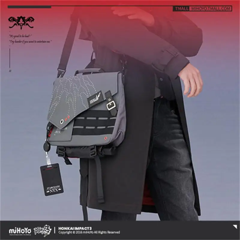 Anime Game Honkai Impact 3 COSPLAY Seele STARCHASM NYX Theme Series Custom Shoulder Bag Couple Messenger Bag Christmas Gift