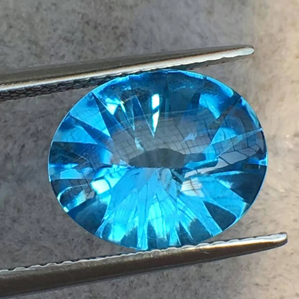 10mm*12mm Natural Topaz Loose Gemstone Cabochon Cut Topaz Gemstone for Jewelry Shop