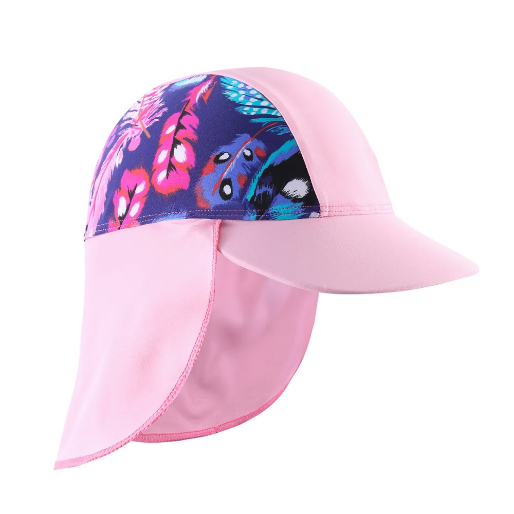 Cuffia da nuoto cappello da sole per bambini estate cappelli sportivi per bambini asciugatura rapida costumi da bagno protezione solare Anti UV per