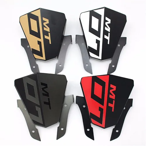 Imagen 2 del producto Mtorcycle para Yamaha MT-07 2013-2015 mt07 MT 07 2013 2014 2015 parabrisas de aluminio para motocicleta parabrisas con personalidad