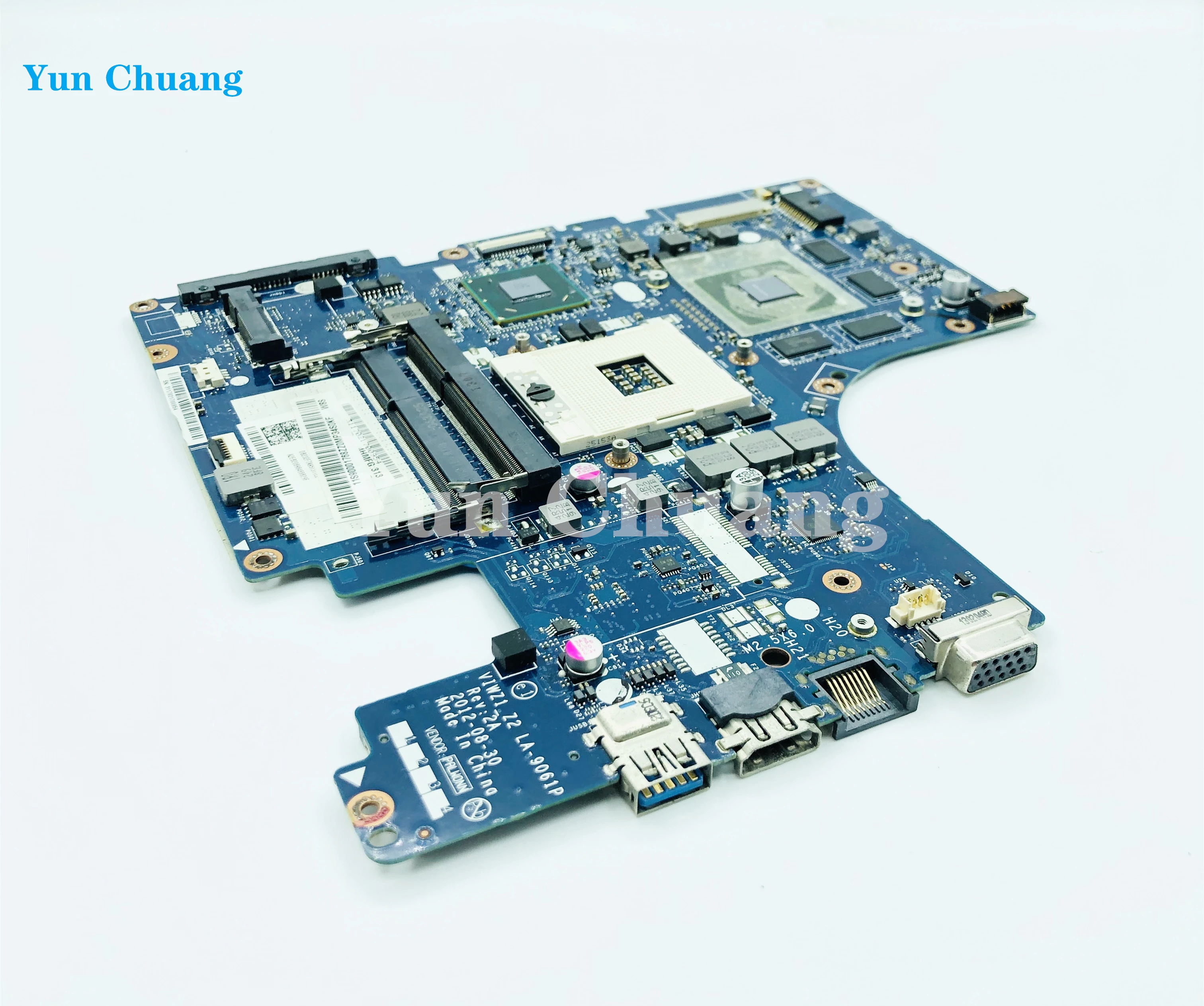 Imagem -04 - Placa-mãe do Portátil para Lenovo Ideapad Viwz _ z2 La-9061p Mainboard Z500 Z400 Hm76 Gt630m Gt635m Gpu Ddr3 Trabalho Testado 100