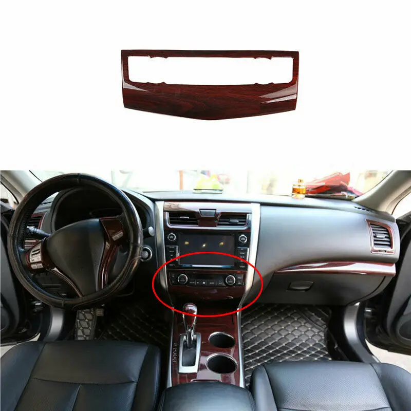 

Fit For 2013-2018 Nissan Altima Teana Wood Grain Console AC Switch Control Panel Car modification Auto parts