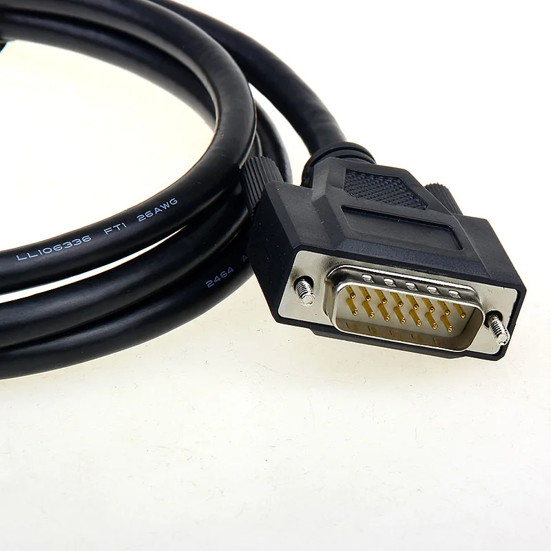 DB15 male/male/female cable D-SUB 15 pin connector DB15 2 rows 15pin M/M 5ft 1.5m 10feet/3M 5M