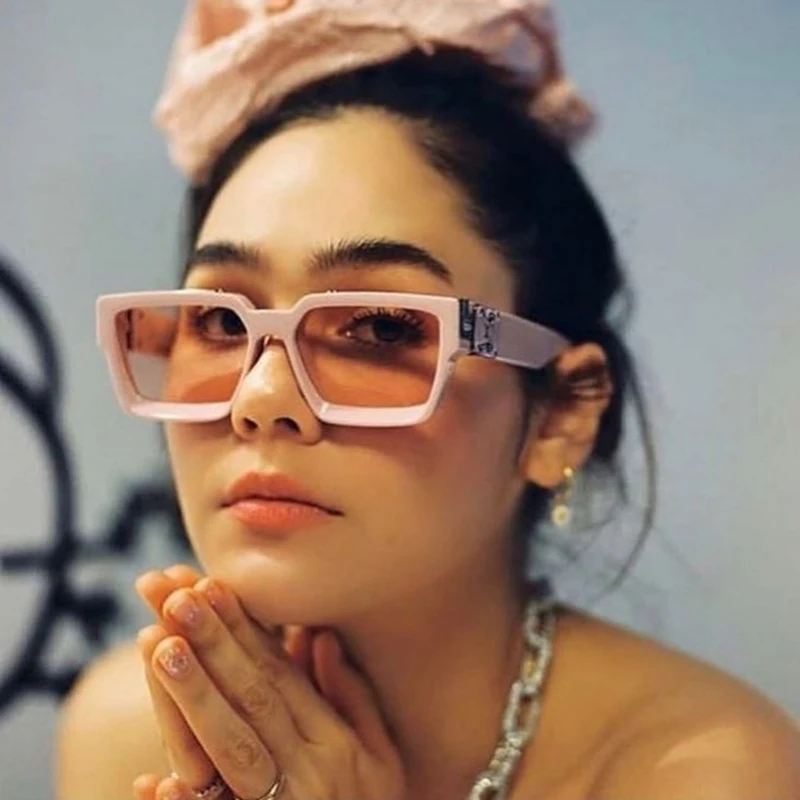 2025 New Fashion Classic Square Sunglasses Women Men Luxury Brand Designer Vintage ins Cool Mirror Sun Glasses For Female UV400