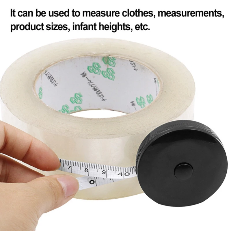150cm/60" Body Measuring Ruler Sewing Tailor Tape Measure Centimeter Meter Sewing Measuring Tape Soft Two Colors Sewing Tools