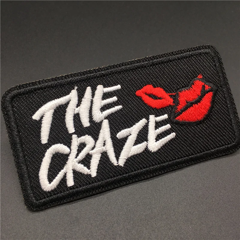 De Rage Applique Patch Size: 6.6X3.4Cm Diy Kleding Streep Borduurwerk Patch Voor Kleding Decoratie Badge Naaien Strijken Decor