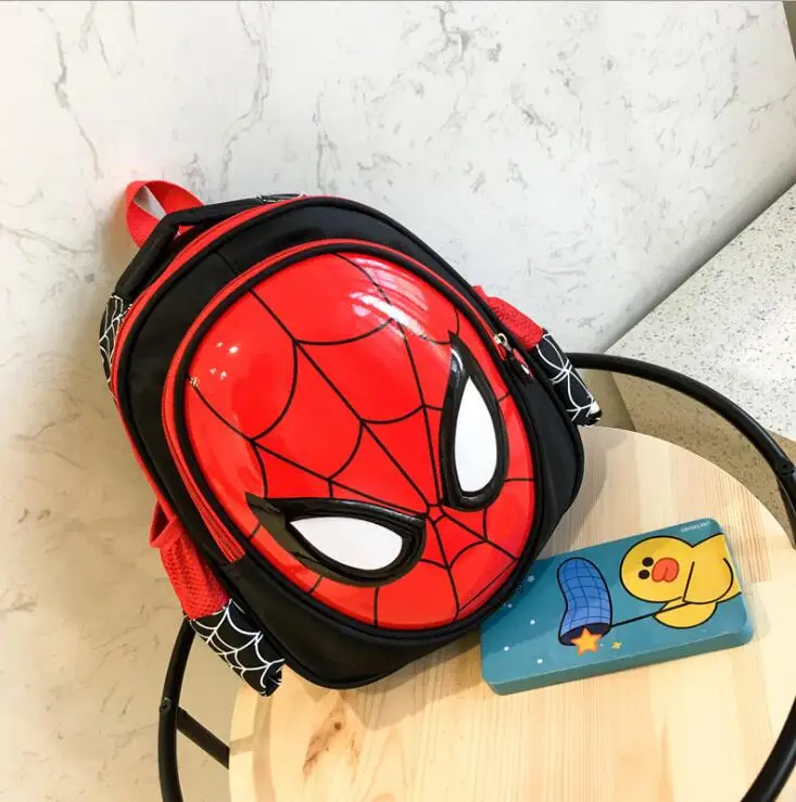 Children\'s Cartoon Spider man Bag Boys Spiderman Schoolbag Kindergarten Backpack Cool Boy Schoolbag