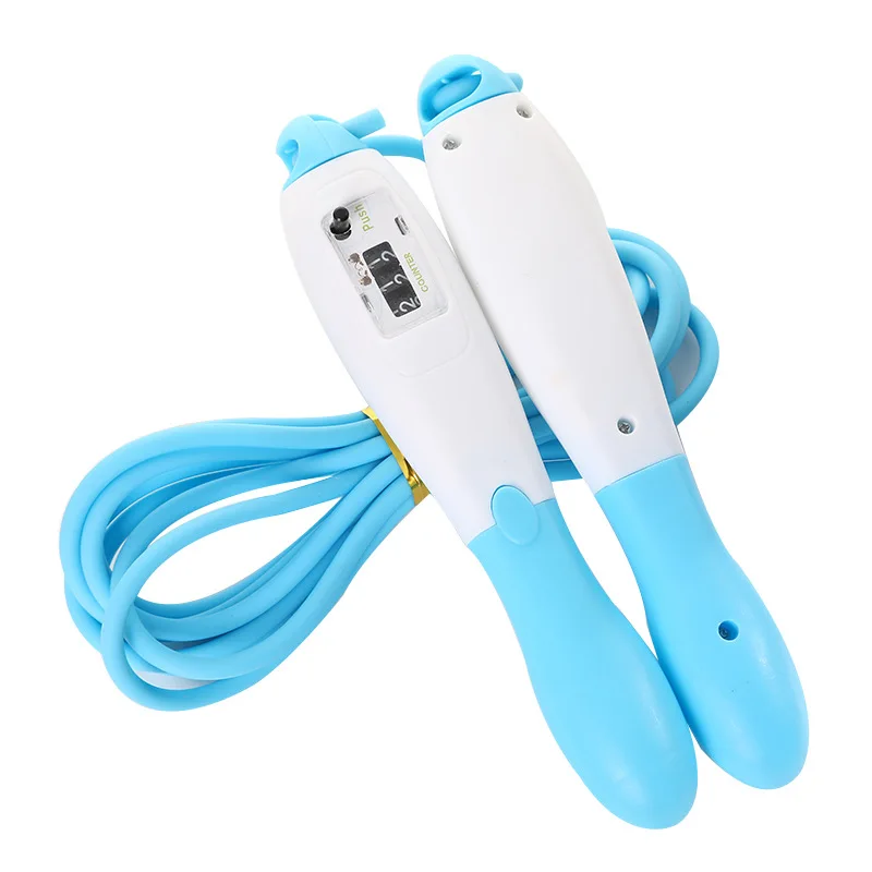 Middle school students' plastic handle 4-color automatic counting skipping rope