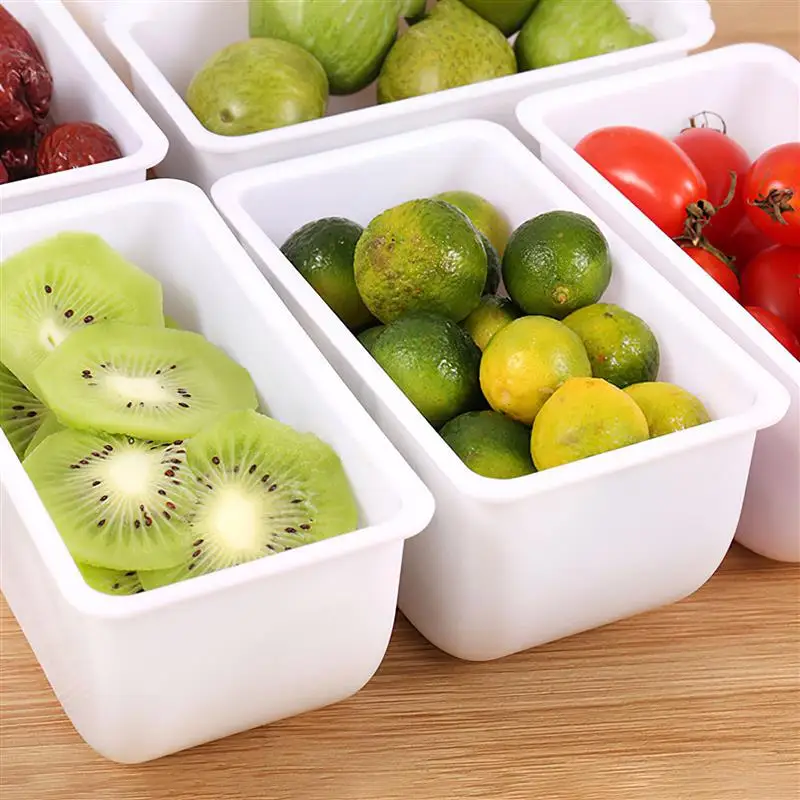 5/6 Compartment Detachable Seasoning Case Bar Condiment Bar Drink Fruit Condiment Ice Serving Tray Fresh-Keeping Box For Kitchen