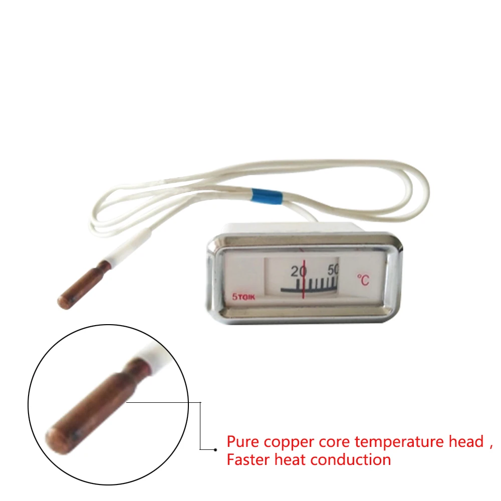 20-110 Degrees Celsius Pure Copper Core Temperature Water Heater Thermometer - Wall-mounted Thermostat for Household Appliances