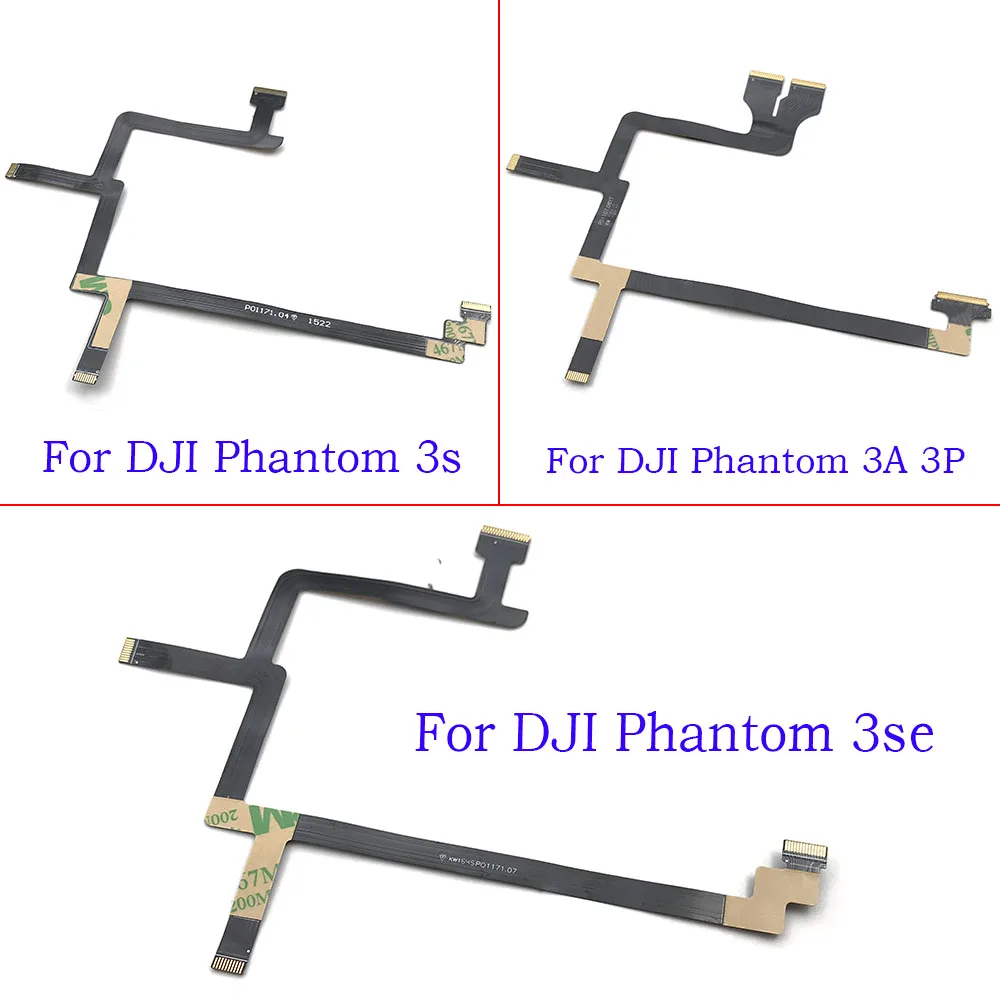 

5Pcs/Lot, Ribbon Flat Cable Soft Flexible Wire Flex Cable Camera Gimbal For DJI Phantom 3 Camera Drone 3A 3P 3S SE Repairing