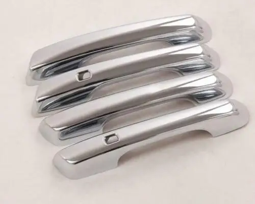 4pcs Full Set Chromium ABS Chrome Car Exterior Door Handle Cover Trim For 2020 2021 Hyundai Venue Outside Handle Frame Cover Kit