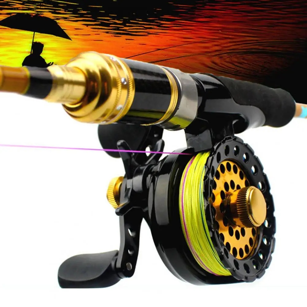 Fly Fishing Reel Ice fishing reel Micro lead Gear 2.6:1magnetic brake 6+1BB fish line wheel 6+1BB Baitcasting reel