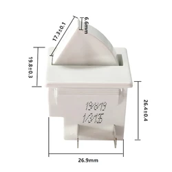 Refrigerator Door Switch Light 2.5A 250V/5A 125V 2PIN Door Touch Door Control Cabinet Intelligent Induction Cabinet Switch 1PC
