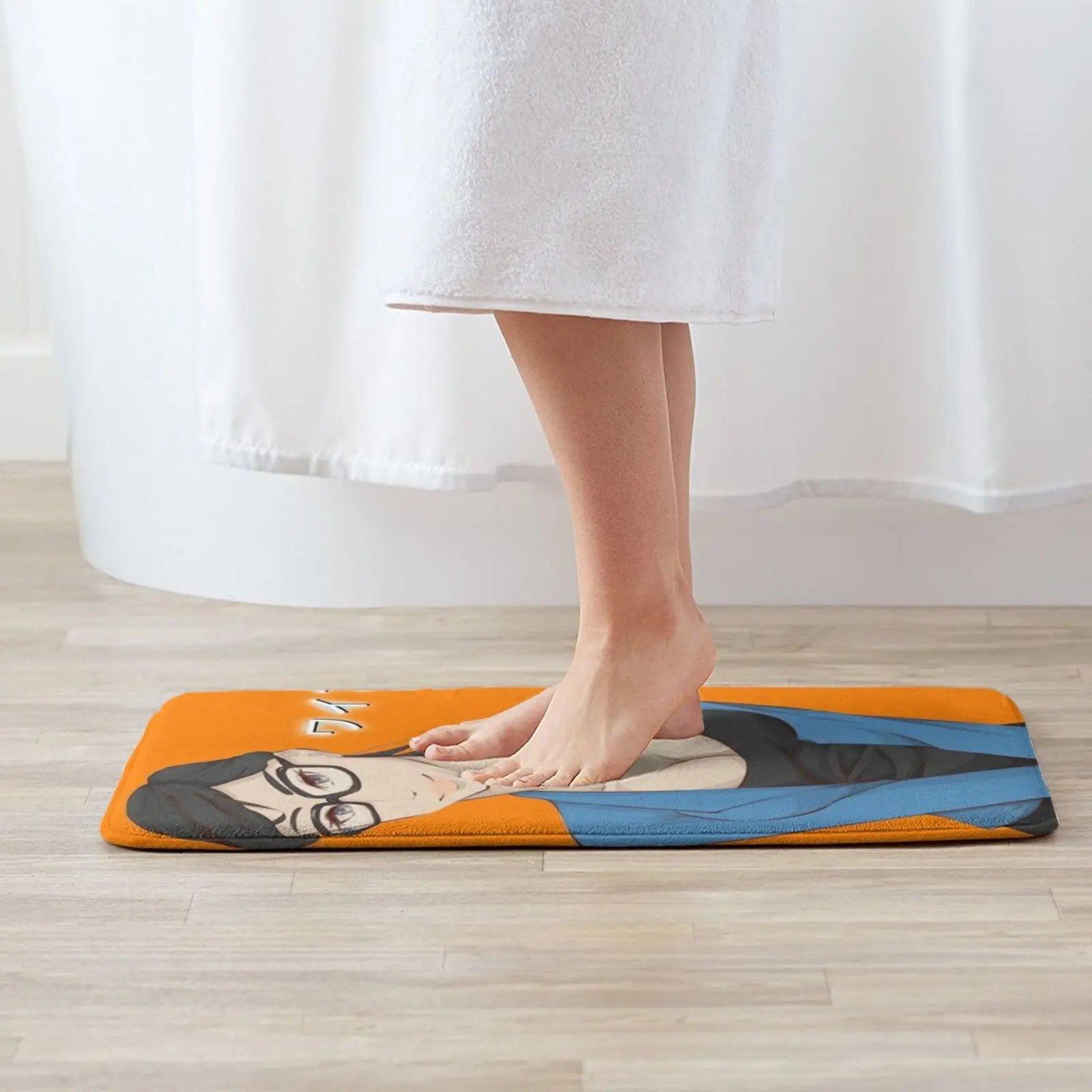 Waifu-Mia Khalifa Entrance Door Mat Bath Mat Rug Dxb Dubai Uae United Arab Emirates Immigration International Arrival Passport