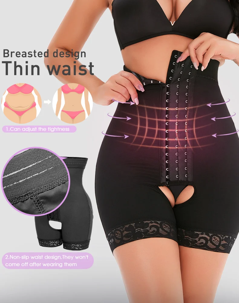 Women Shapewear Firm Control Seamless Thigh Slimmer High Waist Trainer Panties Hip Enhancer Butt Lifter Short Booster Underwear