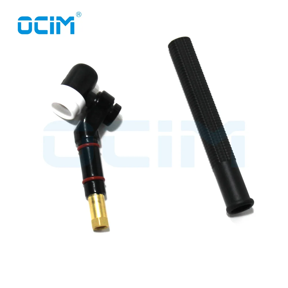 Black Swivel Neck Tig Head TIG Air Cooled For WP17 Torch