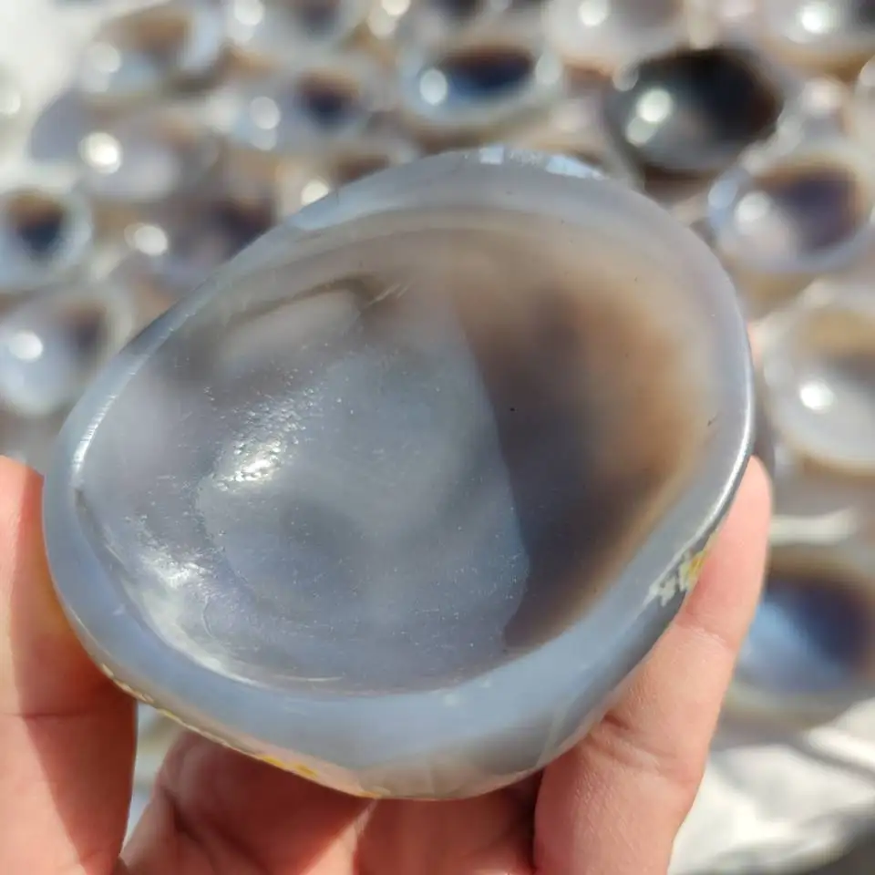 1pcs Natural crystal agate bowl agate Ashtray crystal ashtray home decoration stones and minerals Healing crystals