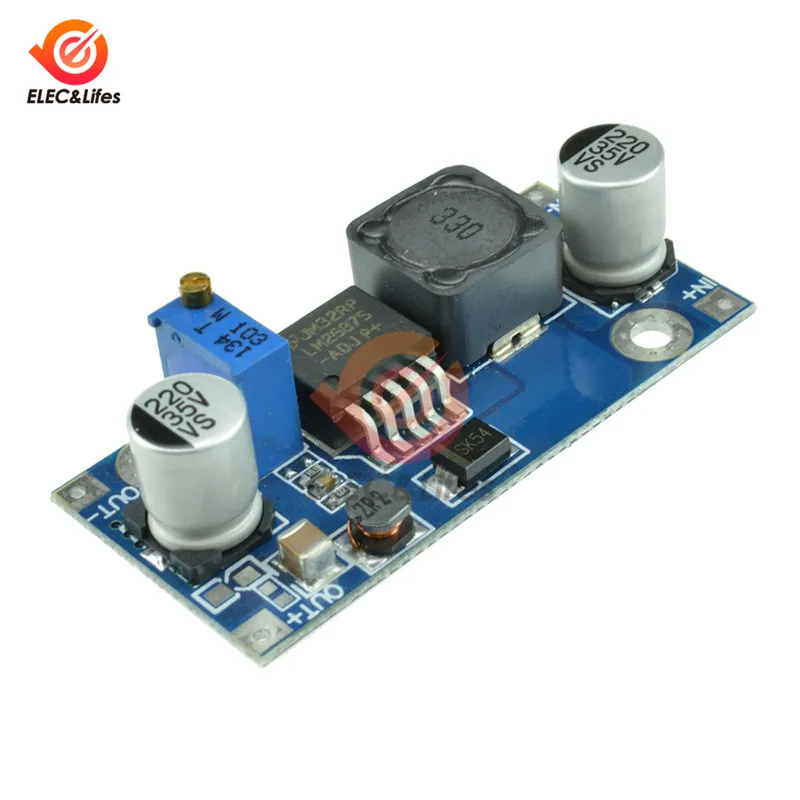 LM2587 DC-DC Boost Converter Module 3-30V Step up to 4-35V Power Supply Module MAX 5A Board