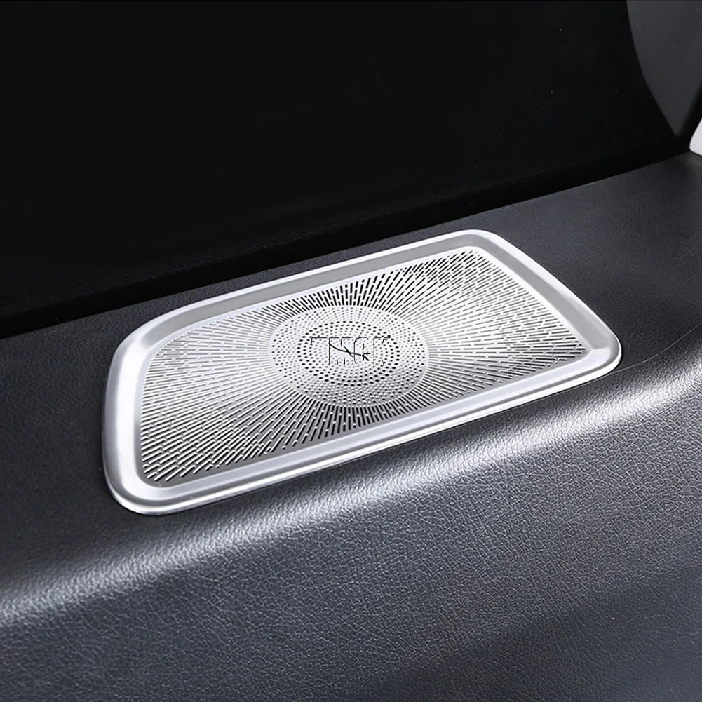 For Mercedes Benz GLS Class X167 GLS400 450 580 2020-2022 Car Accessories Trunk Third Row Audio Speaker Loudspeaker Cover Trim