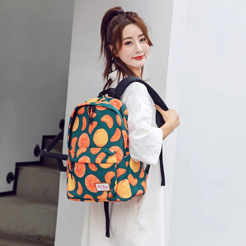 2024 Backpack Women Backpack Solid Color Women Shoulder Bag Fashion School Bag For Teenage Girl Children School Backpacks Female