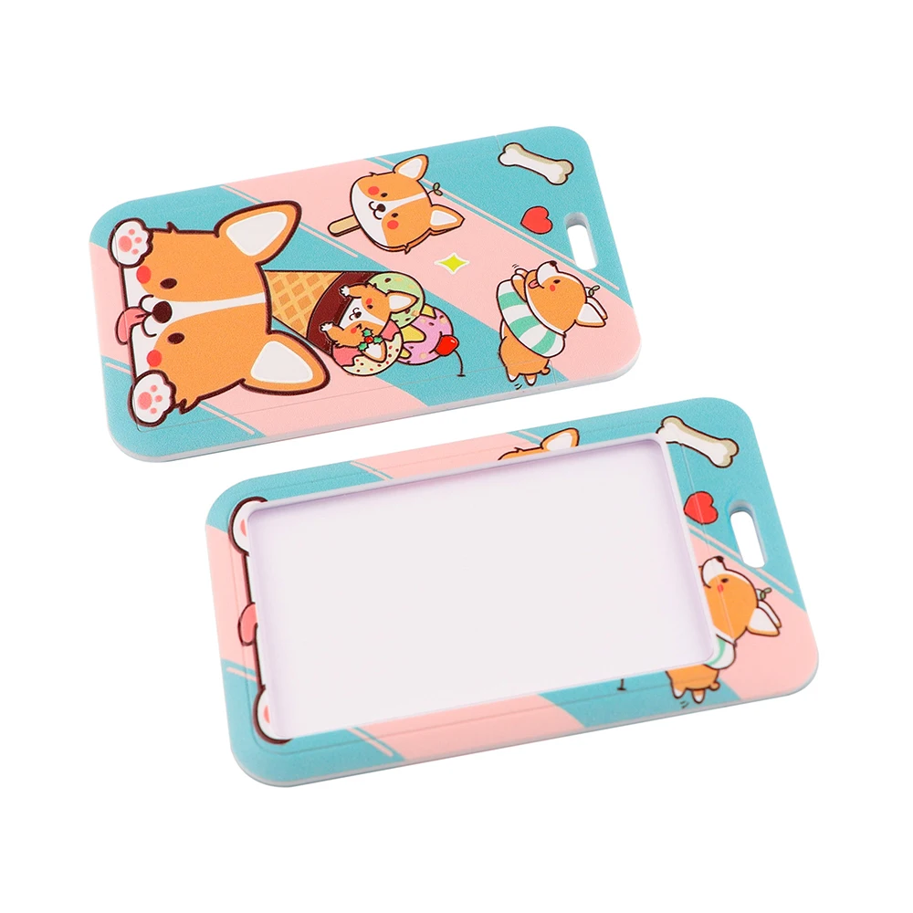 Correa de cuello para llaves ER1568 Kawaii Corgi, cordón para tarjeta de identificación, gimnasio, soporte para insignia USB, cuerda para colgar,